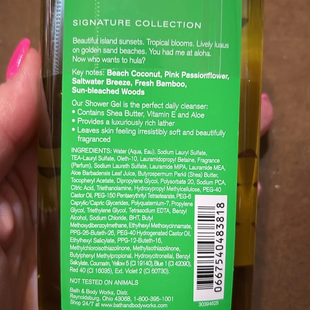 Bath & Body Works Shower Gel Waikiki Beach Coconut - Picture 3 of 3